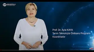 TARIM TEKNOLOJİSİ ÖNLİSANS PROGRAMI TANITIMI