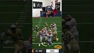 THE DEFENSIVE COVERAGE IS INSANE..LOL #eacollegefootball25 #shorts