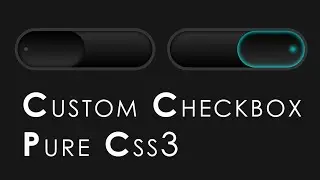 Pure Css Custom Animated Checkbox | How to make CSS Switch / toggle / custom checkbox - No JS 2020
