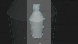 MODELING LOW POLY BOTTLE IN AUTODESK MAYA and SUBSTANCE PAINTER 