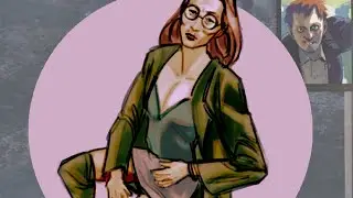 Disco Elysium - Kim in drag, *distraction-style*