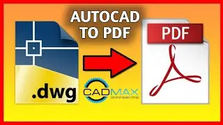 How to convert AutoCAD DWG to a PDF file - Tutorial