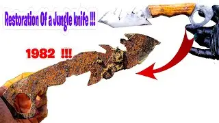 Restoration of a very rusty antique knife @carrestore