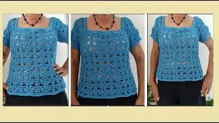 Blusa Andrea, Paso a paso.