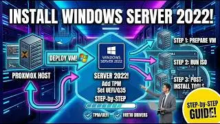 How to Install Windows Server 2022 on Proxmox VE | Step-by-Step Guide