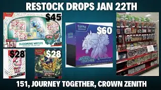 ONLINE BLOOMING WATERS & JOURNEY TOGETHER RESTOCK DROPS - MORE MSRP TARGET 151, CROWN ZENITH BUNDLES