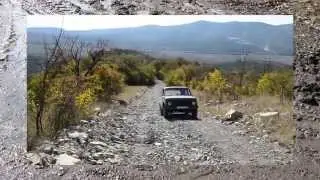 #177. Нива едет в гору по камням [АВТО 4x4]