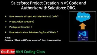 How to Create Salesforce Project with Manifest in VS code and Authenticate Salesforce Org