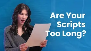 Writing Voice Over Scripts Like a Pro. DO THIS!