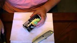 How to Cut an Aluminum Can
