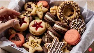 Cookies Box 🎁 12 Types of COOKIES 🍪 from one dough!