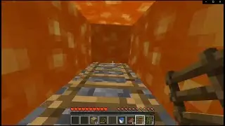 Minecraft - How to escape when you are trapped under lavacast?