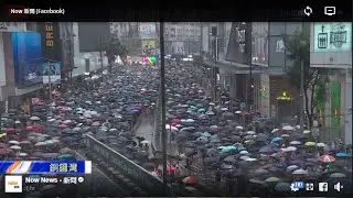 [10.6] Massive Demonstration against Anti Mask Law (English) #hongkong #protest #news
