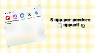 5 app perfette per prendere appunti (tablet/iPad)🗒📚