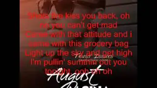 August Alsina- Throwback (with lyrics)
