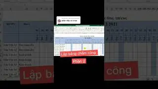 cách tạo bảng chấm công tự động chuyên nghiệp trên excel