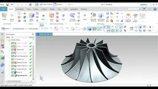 Concept Modeling of an Impeller | NX Siemens CAD | Full Tutorial