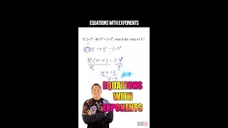 A harder equation with exponents SAT Math Review
