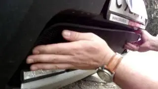 Защита радиатора RENAULT DUSTER ДХО (Черный) - strelka11.ru