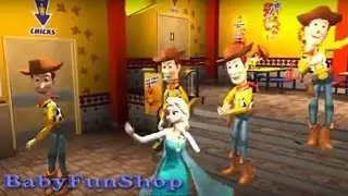 Frozen Nursery Rhymes Cars Lightning McQueen & Chick Hicks Francesco Bernoulli Tow Mater Ramone