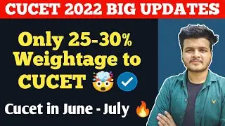 CUCET 2022 Big Update 🔥 || Delhi University Admission