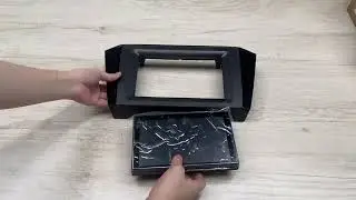 The frame with normal universal car radio