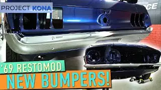 1969 Restomod Mustang PROJECT KONA gets shiny new bumpers! | Project Kona #mustang