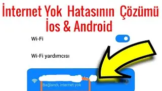 Telefon Wifiye Bağlı Ama İnternet Yok Hatasının Çözümü! (Çok Basit)
