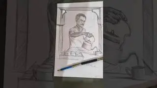 free hand portrait #freehandsketch #freehanddrawing #shorts
