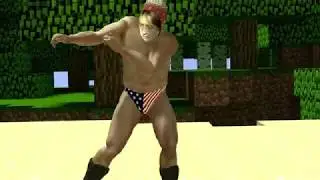 Рикардо Милос в маске Гейба танцует фортнайт-танцы под музыку dancin` в CS:GO на фоне майнкрафта