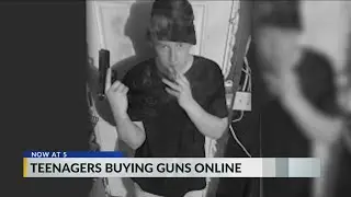 Teenagers buying guns online