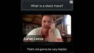 What is a stack trace?