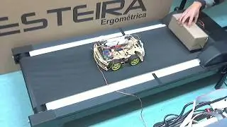Arduino car on a treadmill
