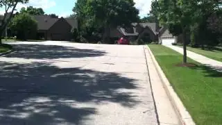My friend driving a turbo focus