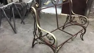 Кованая скамейка!!!