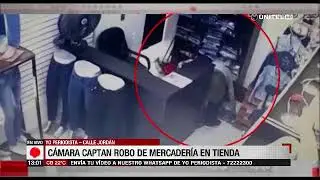 Cochabamba, Yo Periodista: Cámara capta robo de mercadería en tienda