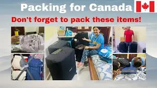 Packing for Canada!! | List of all the items you should pack | Use vacuum storage bags