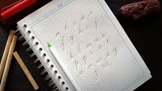 ❤️ Como Hacer el Abecedario en Caligrafía Inglesa con Bolígrafo Bic | Letra Bonita | Pablo Bermúdez