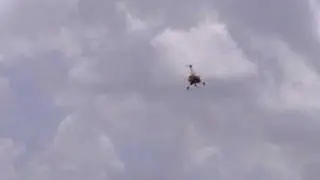 Xenon gyroplane flying at Bensen Days 2008