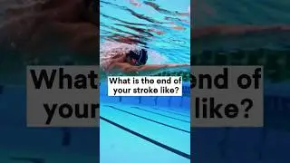 What is the end of your stroke like? #swimming #shorts