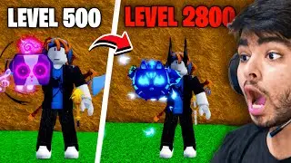 Noob To Max But Every 100 Levels I Have To Roll A Fruit Blox Fruits #6