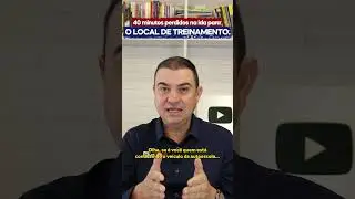 40 minutos perdidos na ida para o local de treinamento, isso pode?   