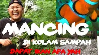 MAO MANCING KOLAM NYA SAMPAH MULU TAPI LIAT IKAN NYA