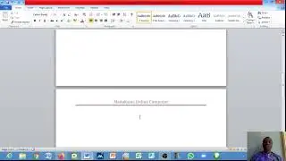 How to Insert, Header, Footer, and Page number simplified