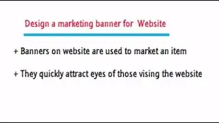 Design a website banner animation with JavaScript