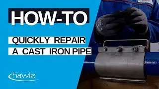 How to install a pipe repair clamp [Hawle]