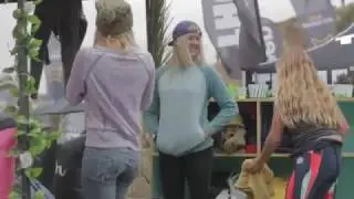 Girls in practice -  Pichilemu Women's Pro 2016 Chile