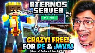 How To Make A Minecraft Server Using Aternos For both PE & JAVA | Make Aternos Server
