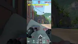 JETT TEASING DEFENDERS #valorant #valorantclips #royalgamer