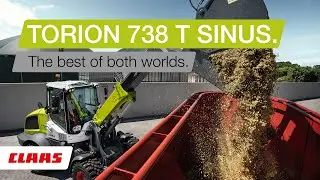 CLAAS TORION 738 T SINUS telescopic wheel loader.